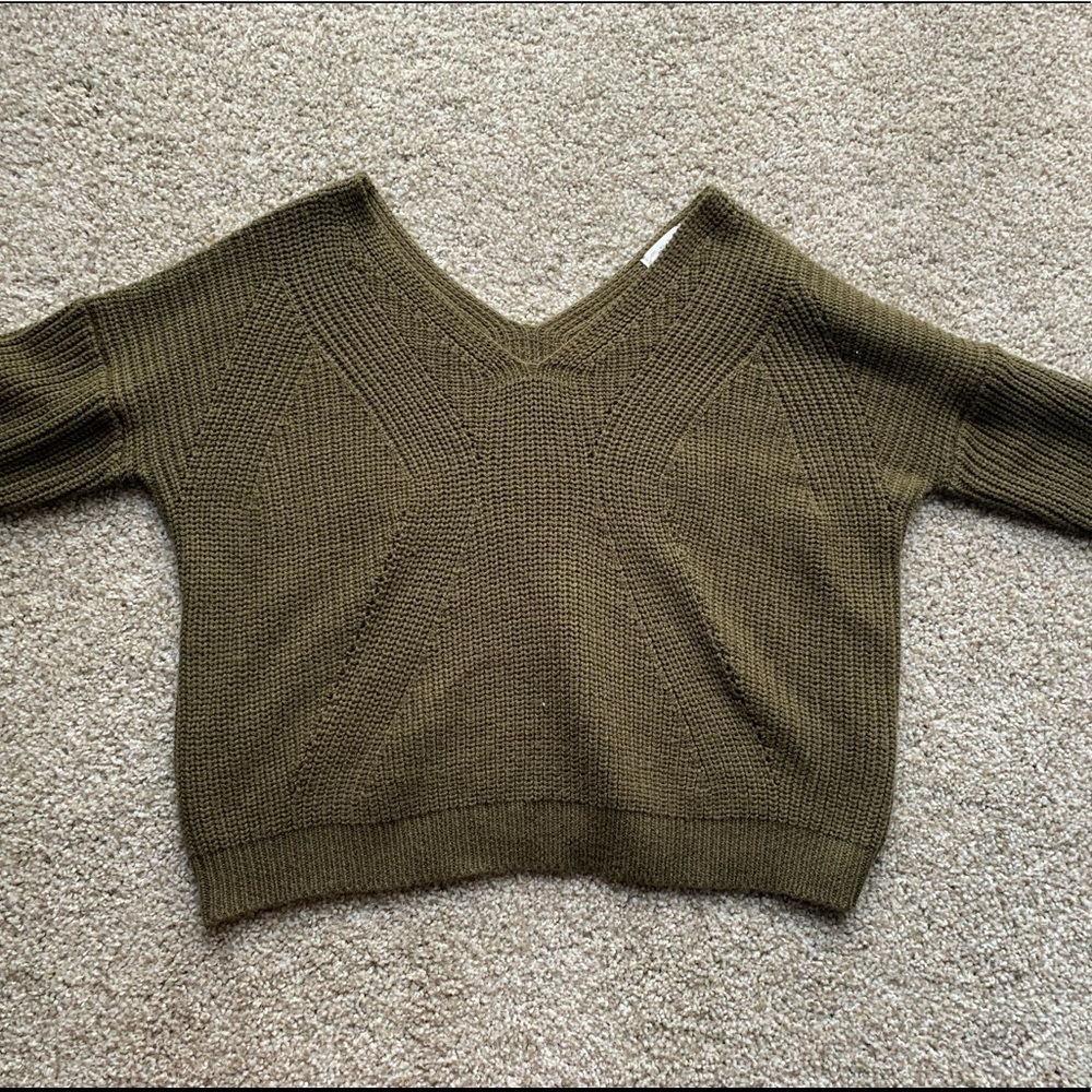 Green sweater